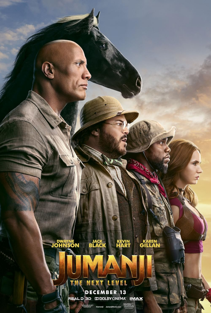 Portada de Jumanji: The Next Level de 2019