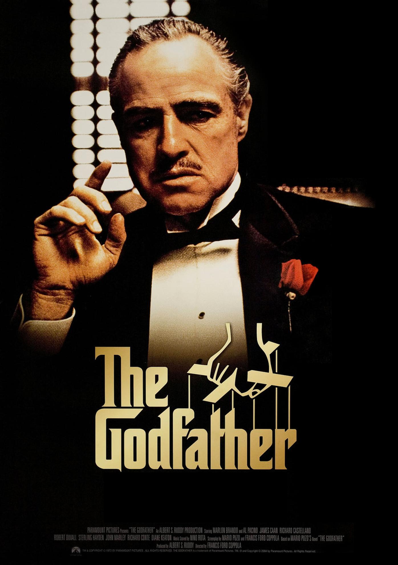 Cartell oficial de "The Goodfather", 1972. Font: IMBd.